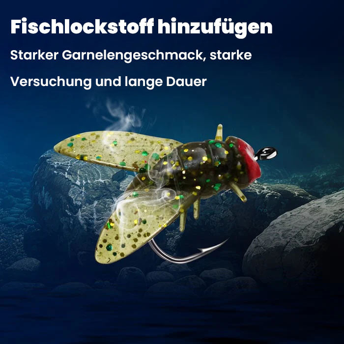 🦐🐠Simulation Fliegenfischen Köder Haken🎣